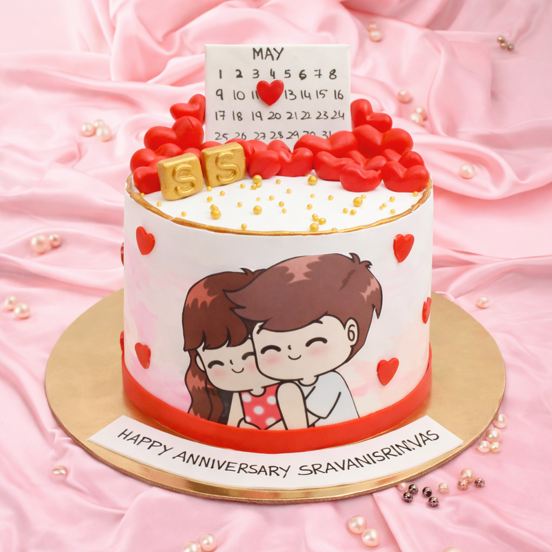 Trending Anniversary Cake