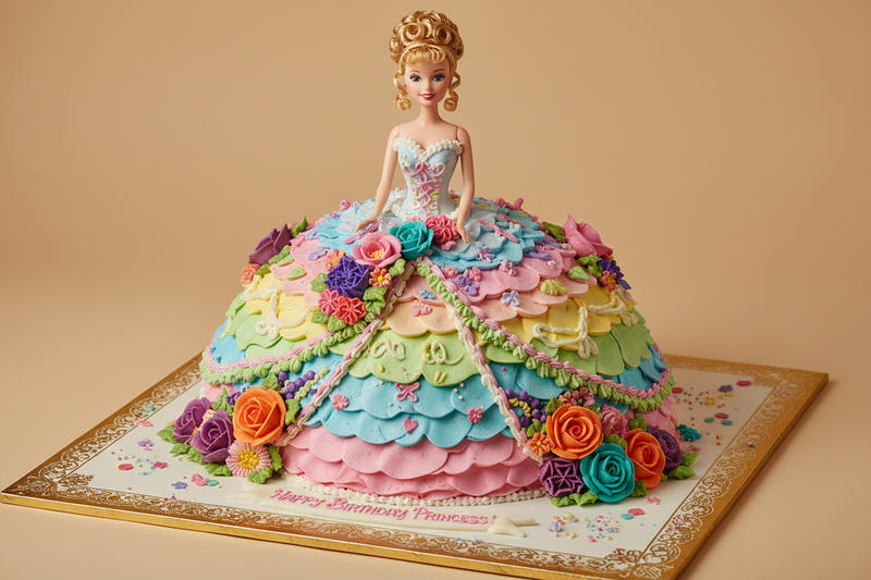 Barbie Doll Cake