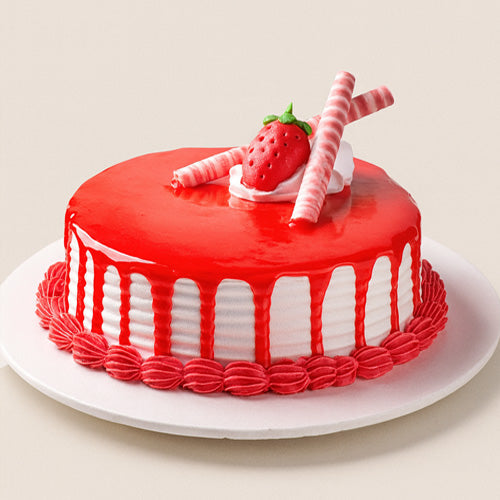 Exotc Strawberry Cake