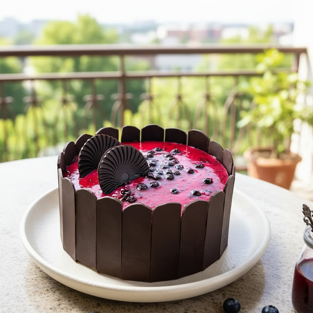 Indulge in our exquisite Blueberry Designer Cake