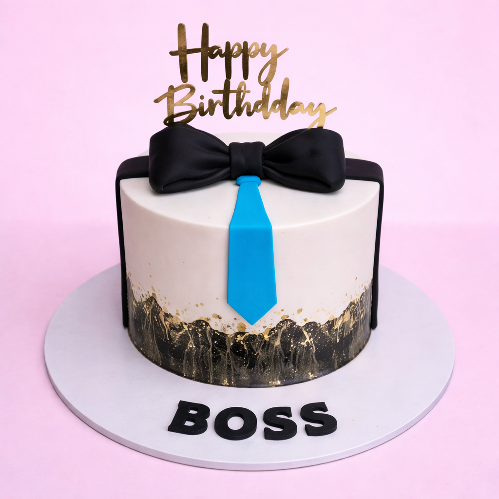 Gentleman Boss Birthday Cake