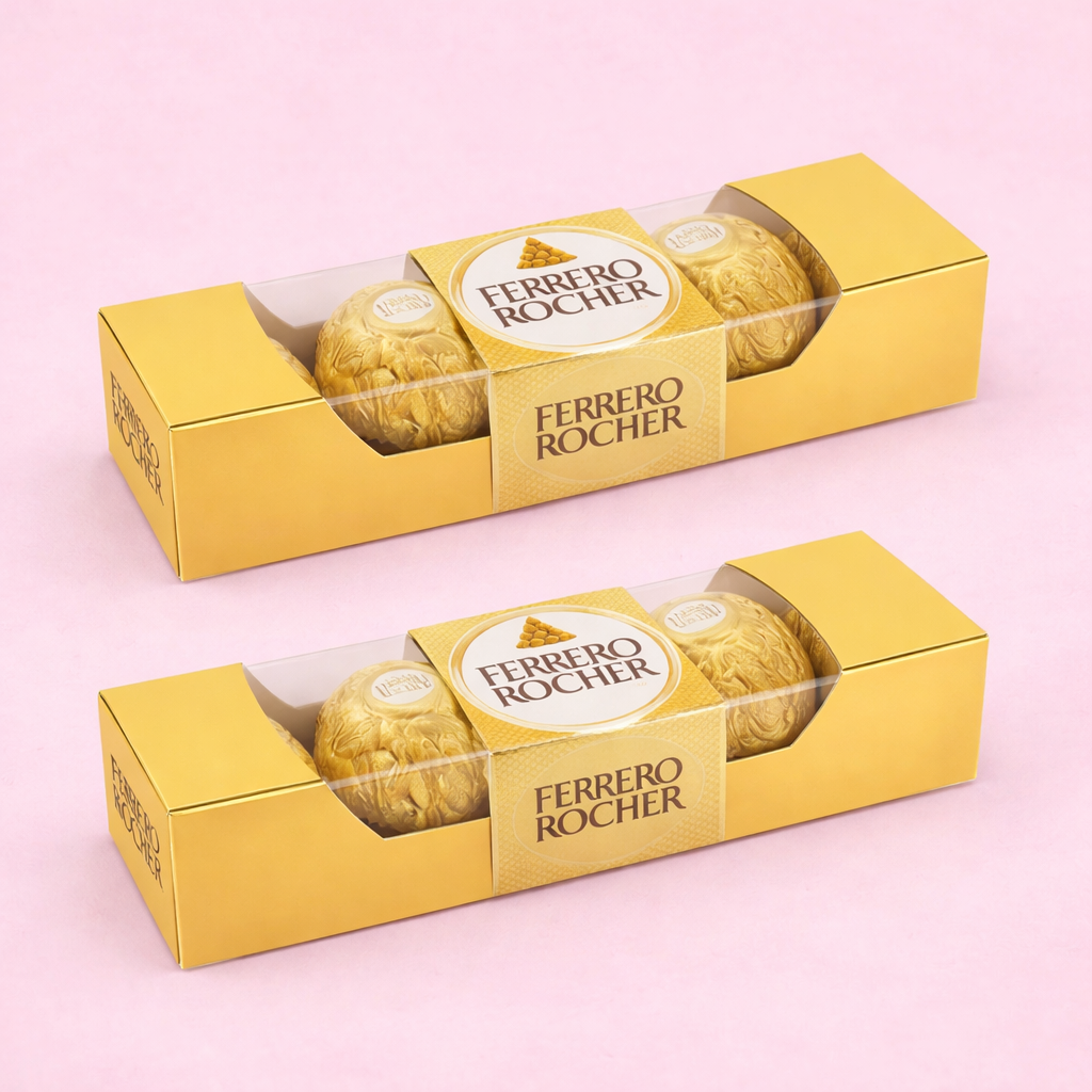 Golden Delights in Ferrero Boxes