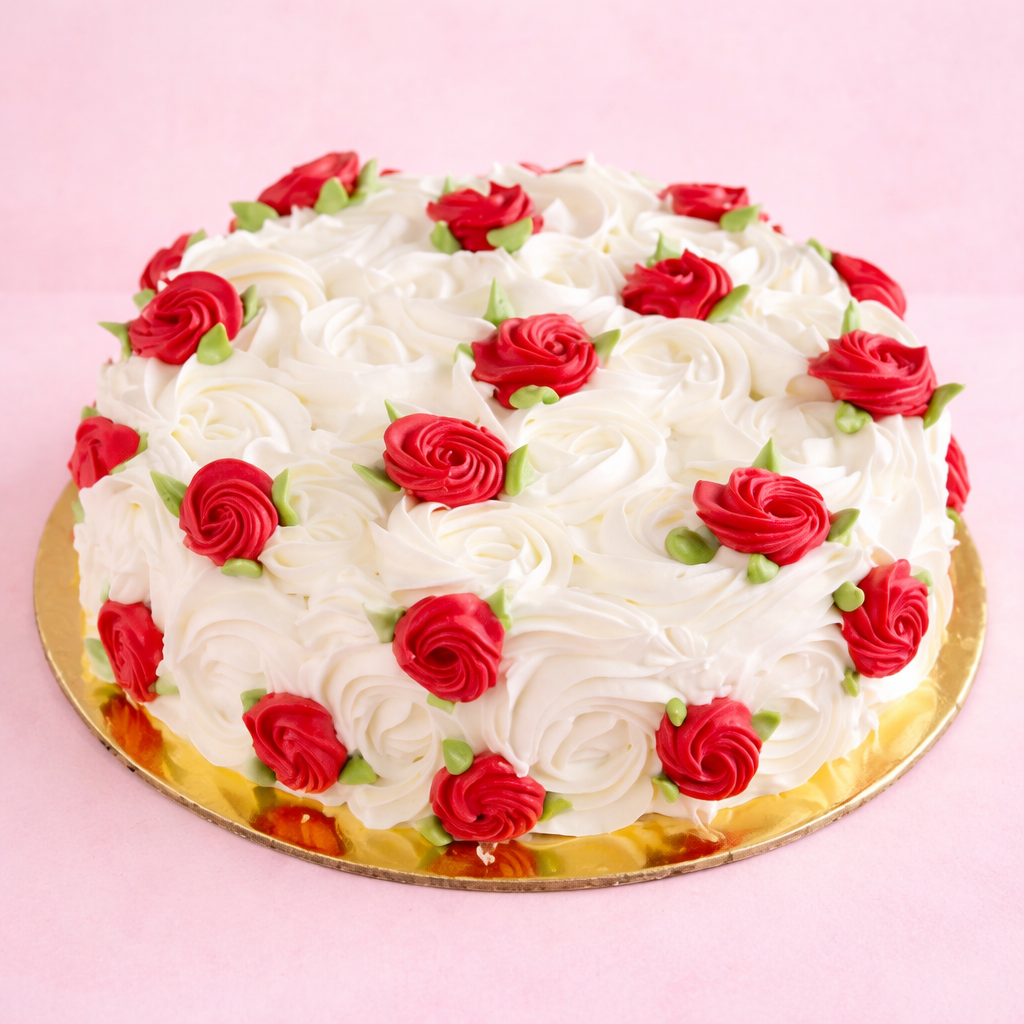Delicate Frosted Cake