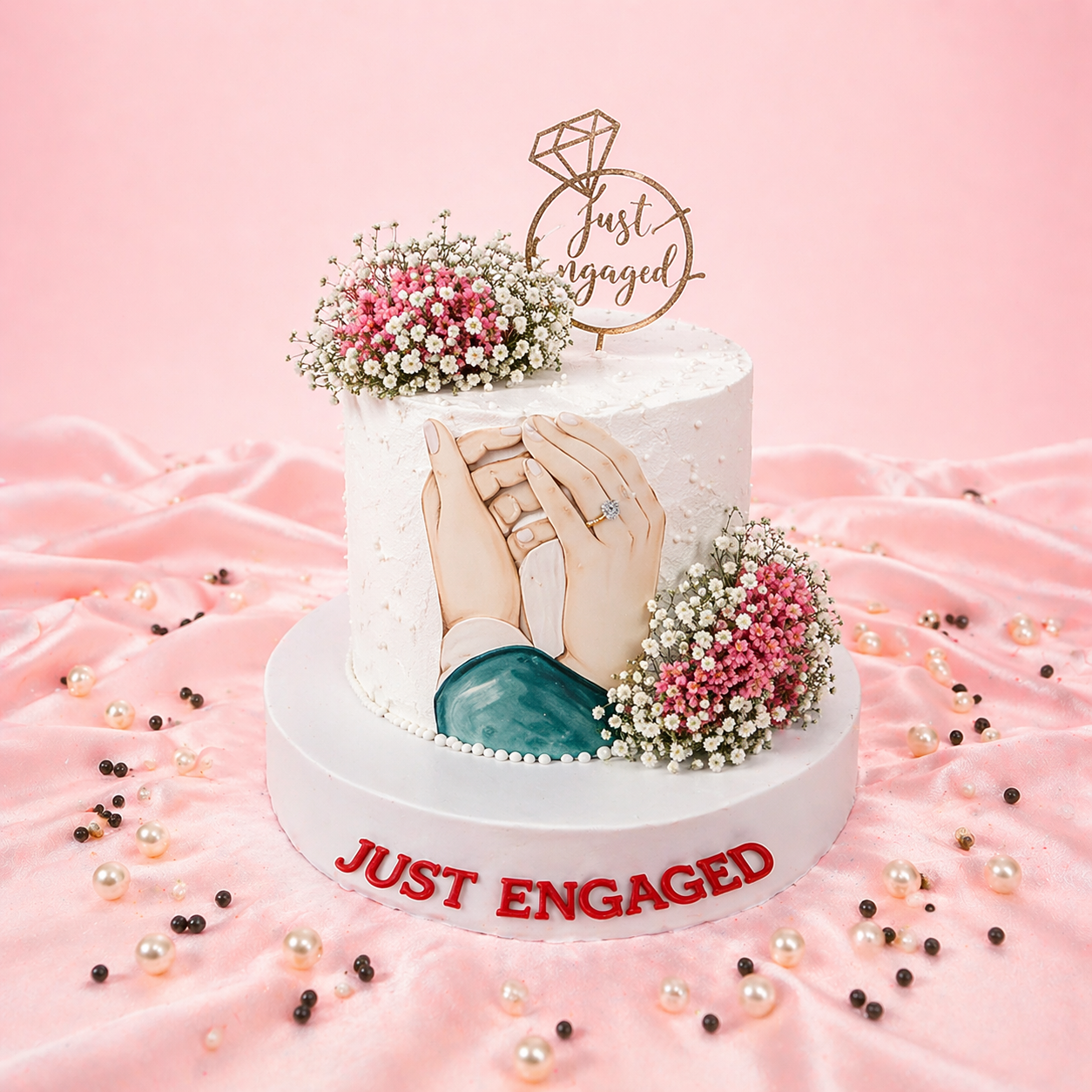 Just engagement Cake