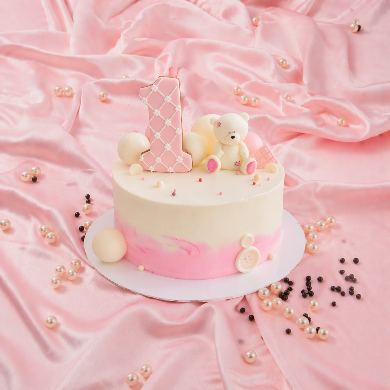 First Birthday Pink Dream Cake