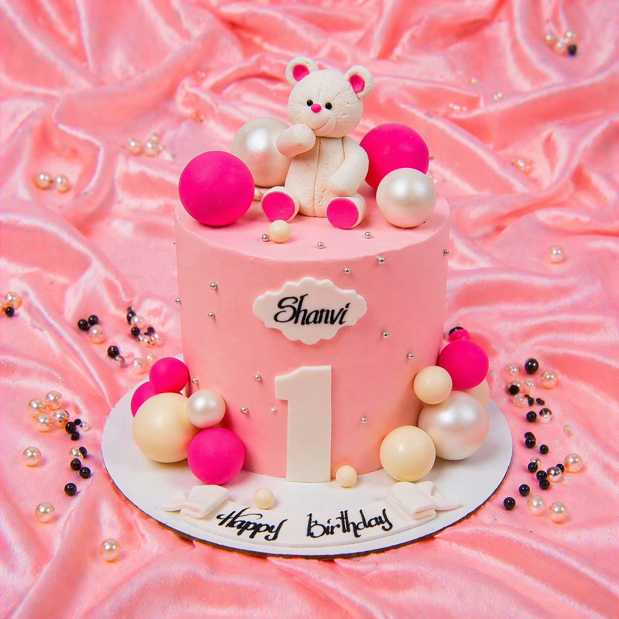 First Birthday Elegance Cake