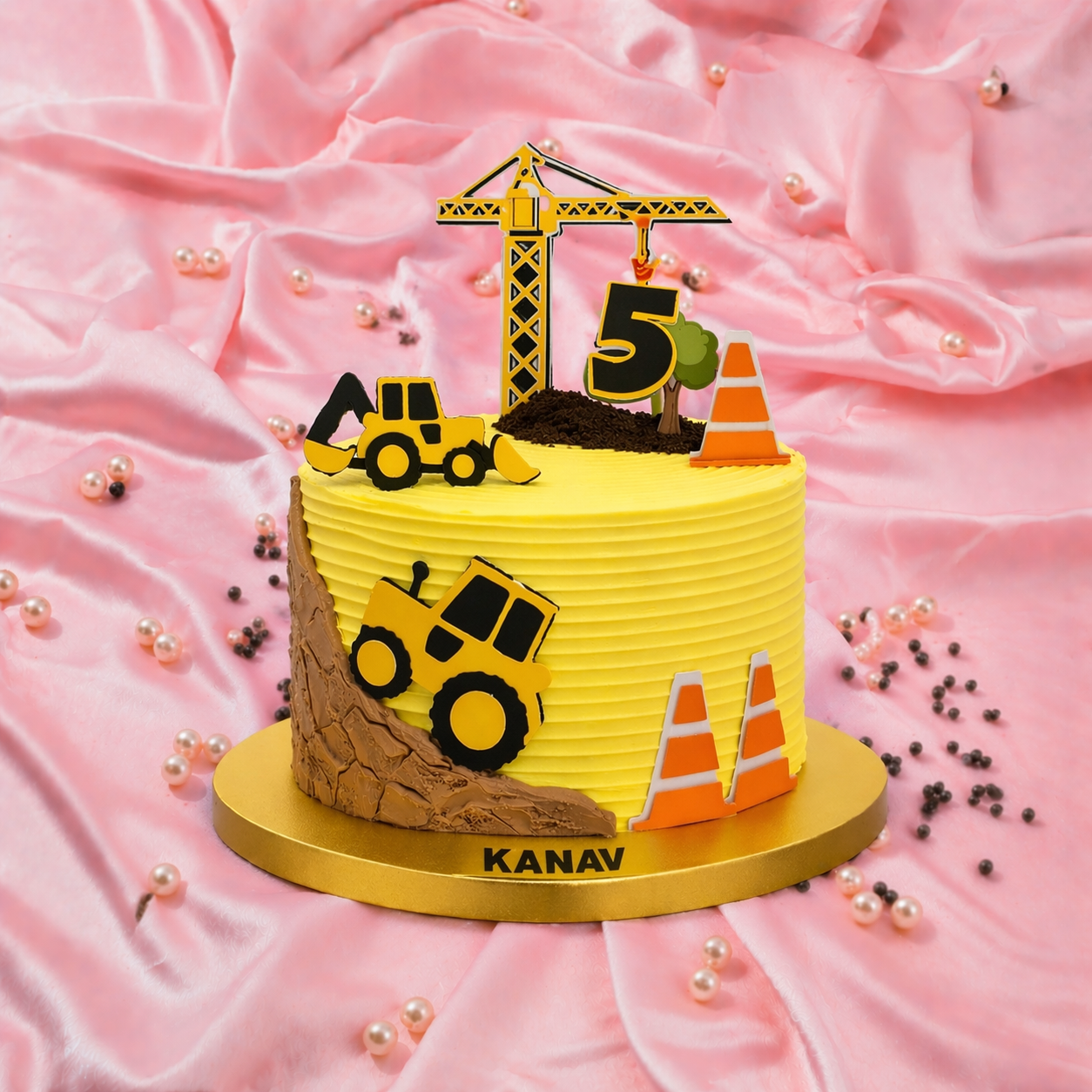 Construction Theme Cake
