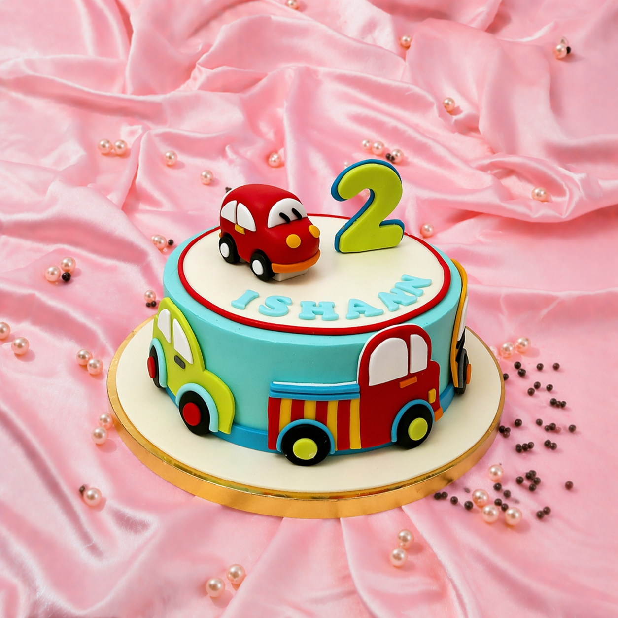Mini Drive Party Cake