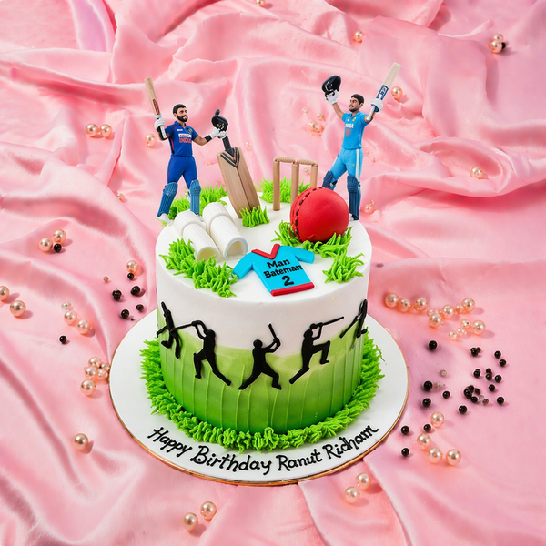 Ultimate Cricket Fan Cake