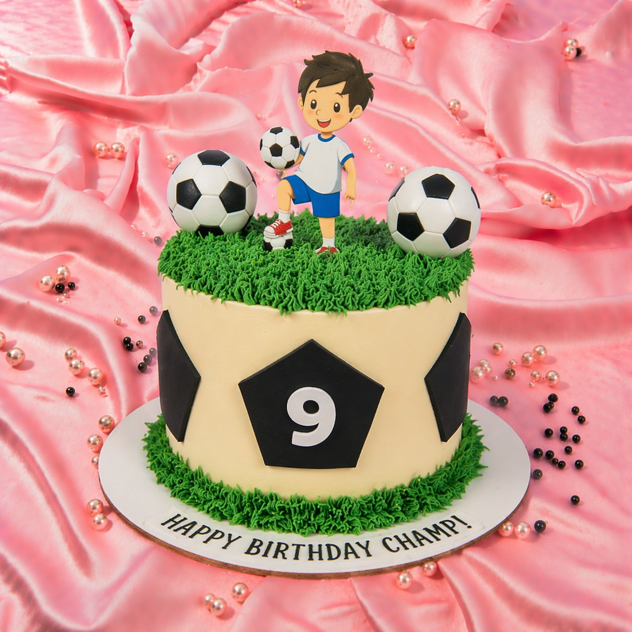 Football Champ Theme Cake