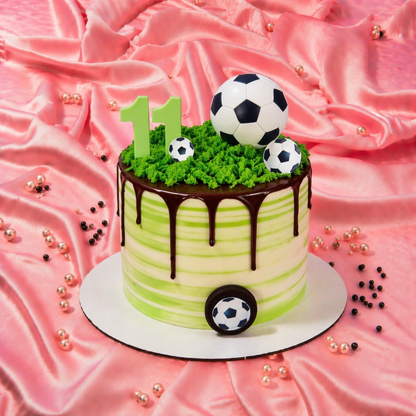 Goal Blast Football Cake