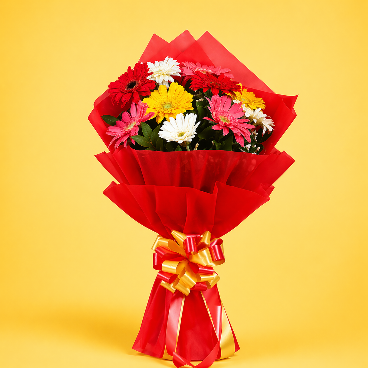 Crimson Celebration Gerbera Bouquet