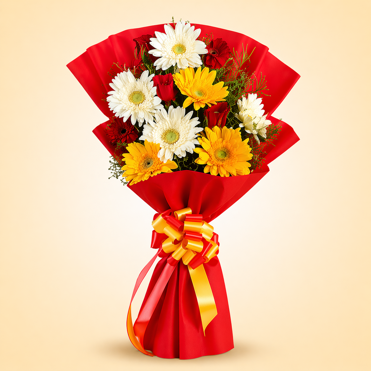 Radiant Gerbera Elegance Bouquet