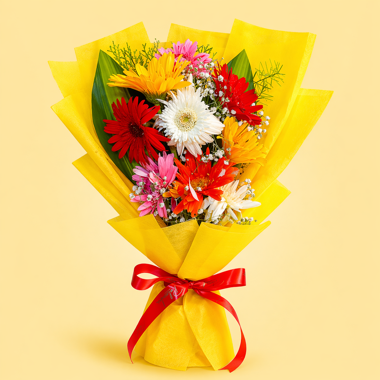 Rainbow Bliss Gerbera Bouquet