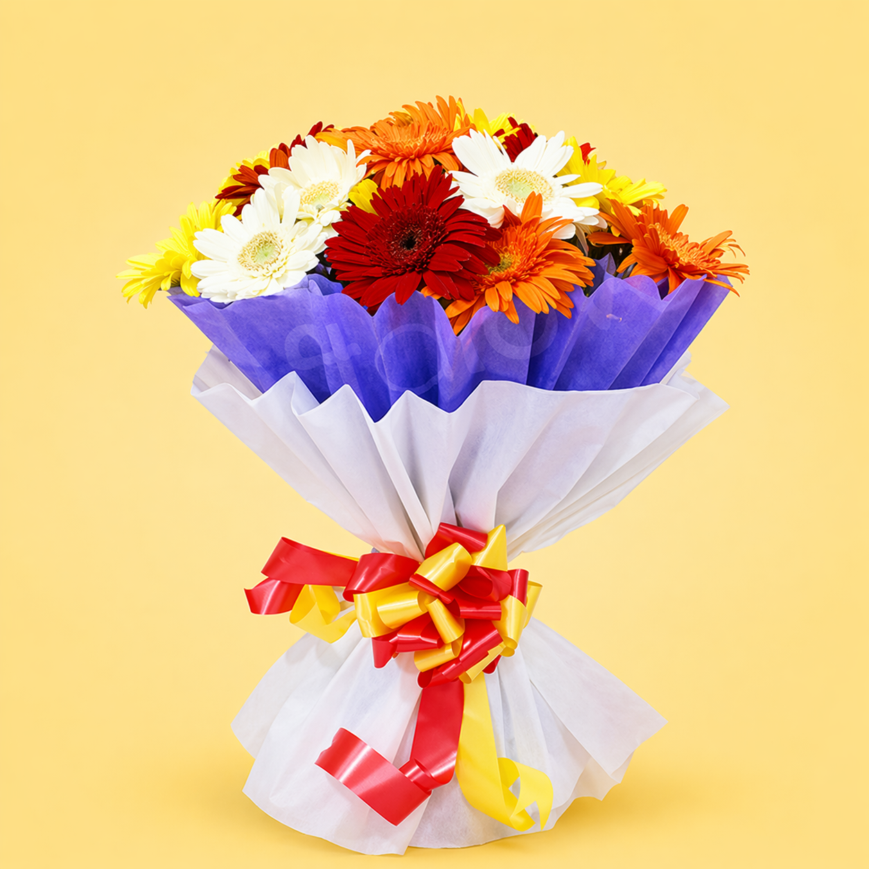 Royal Rainbow Gerbera Bouquet