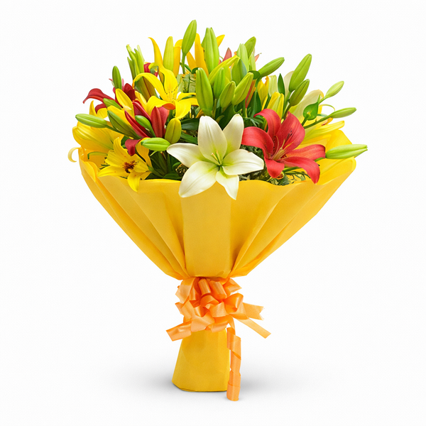 Premium Mixed Lily Bouquet