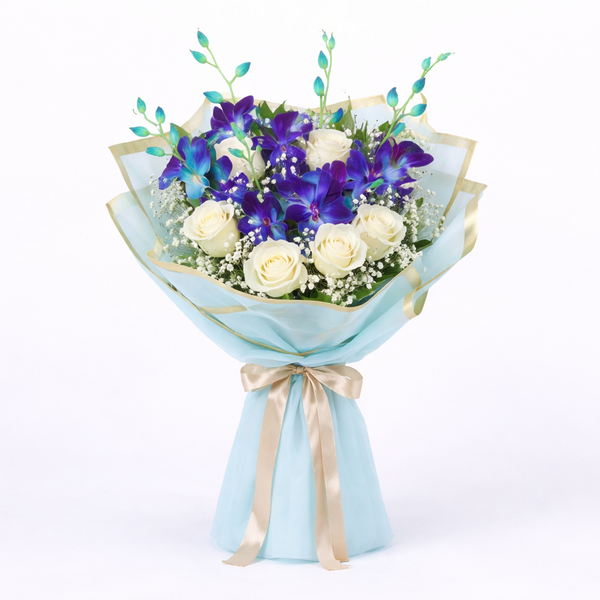 Orchids and Roses Bouquet