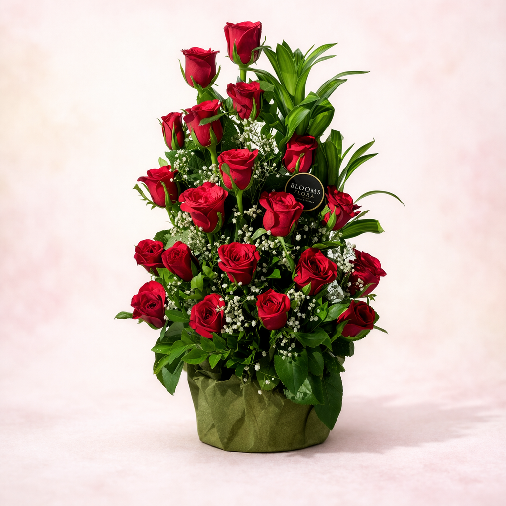 Red Rose Elegance Arrangement