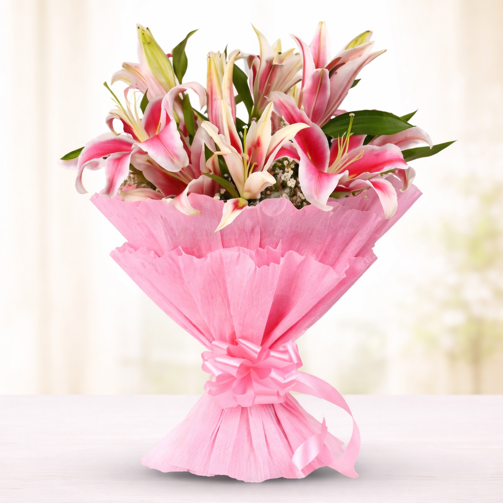 Pink Lily Grace Bouquet