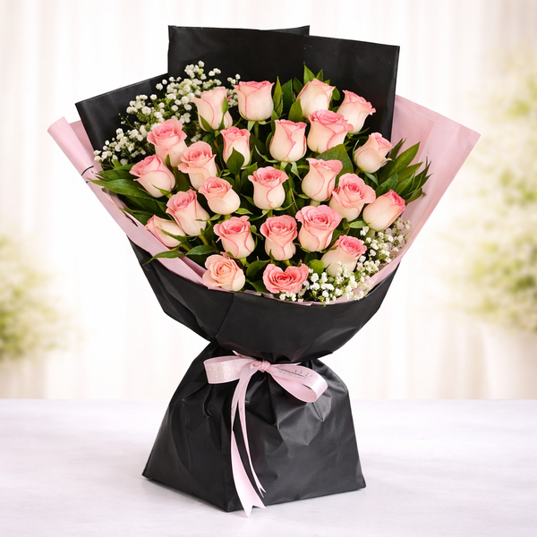 Premium Blush Rose Luxury Bouquet