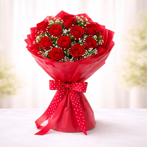 Red Rose Romance Bouquet