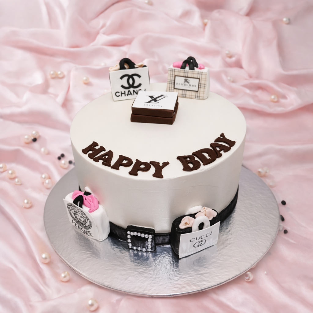 Luxury Fashion Theme Cake
