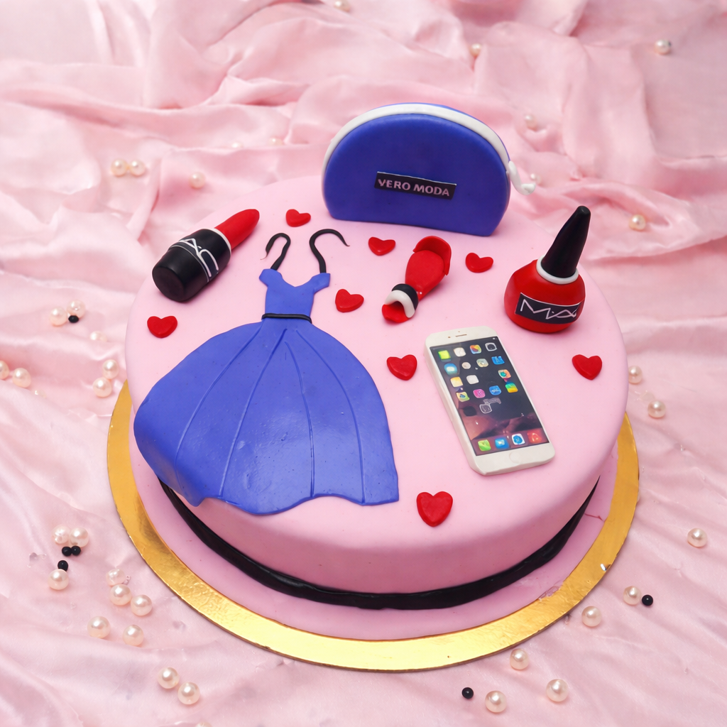 Makeup & Style Cake
