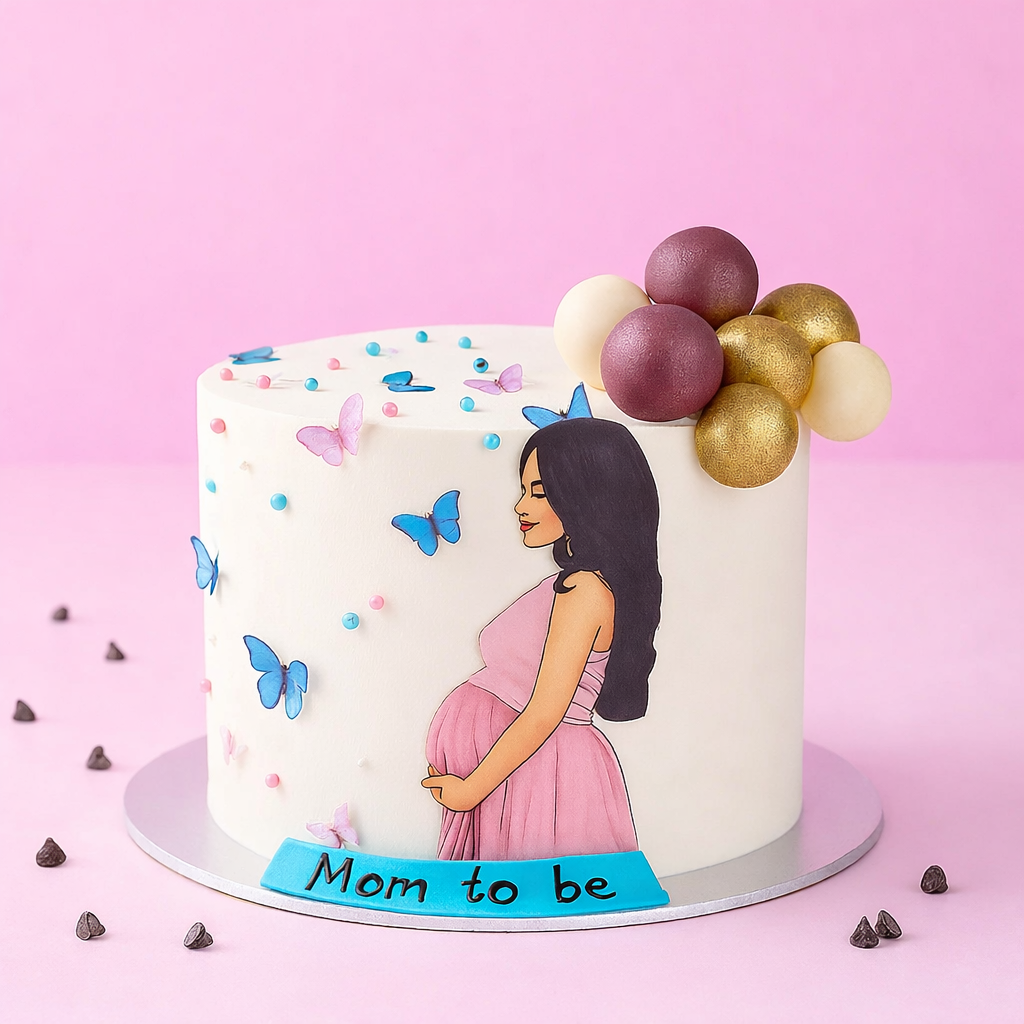 Mom to be Cake