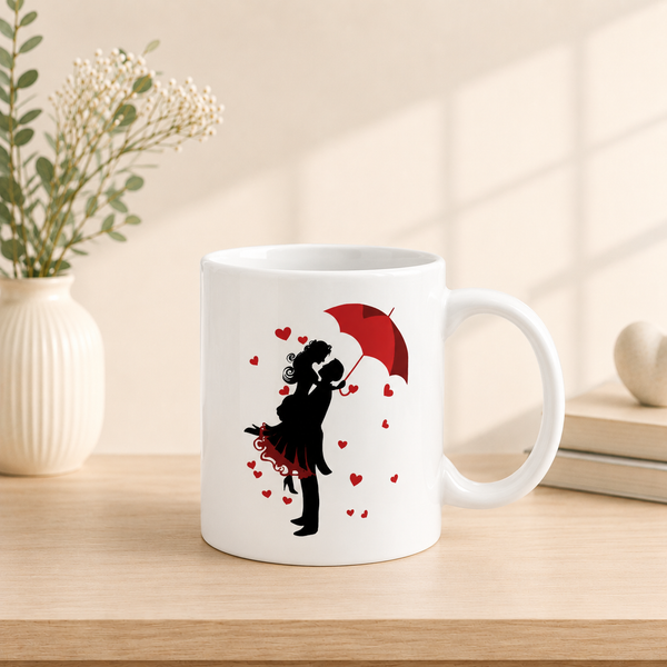 Romantic Couple Silhouette Mug