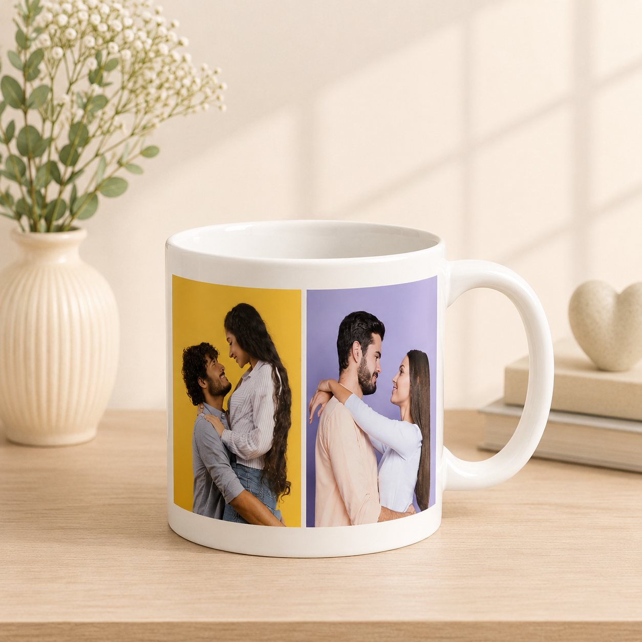 Personalized Photo Couple Ceramic Mug