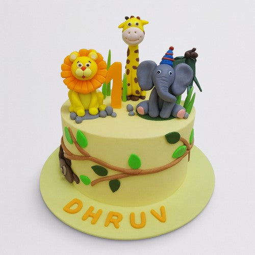 Jungle Theme Cake