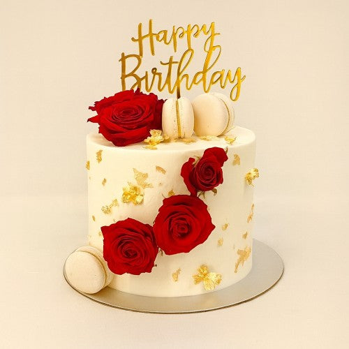Real Rose Height Cake