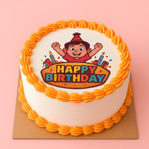 Chhota Bheem Photo Cake