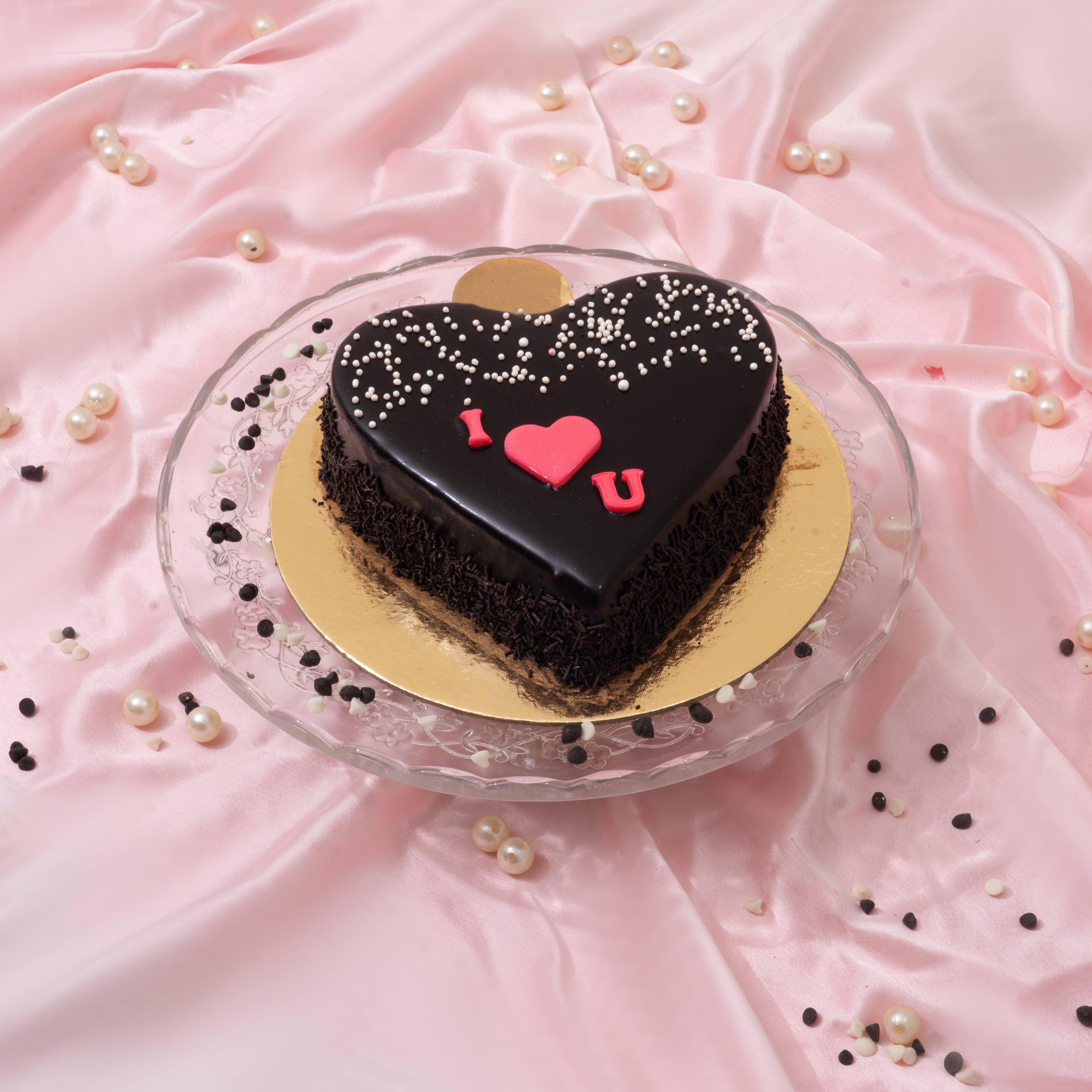 Midnight Chocolate Love Cake