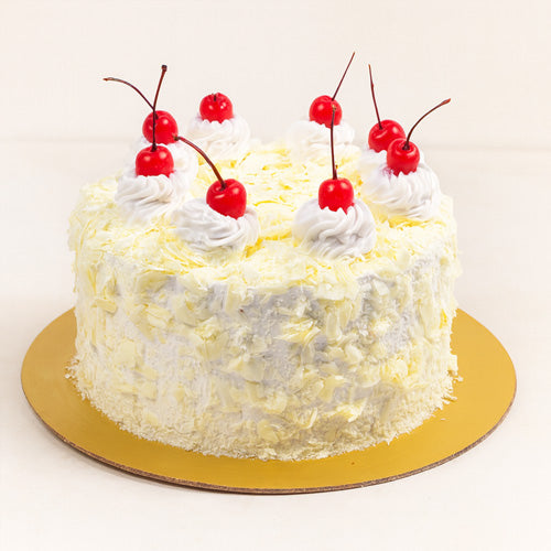 Delicious White Forest Cake