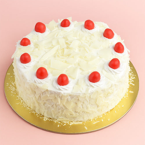 Delightful White Forest Cake