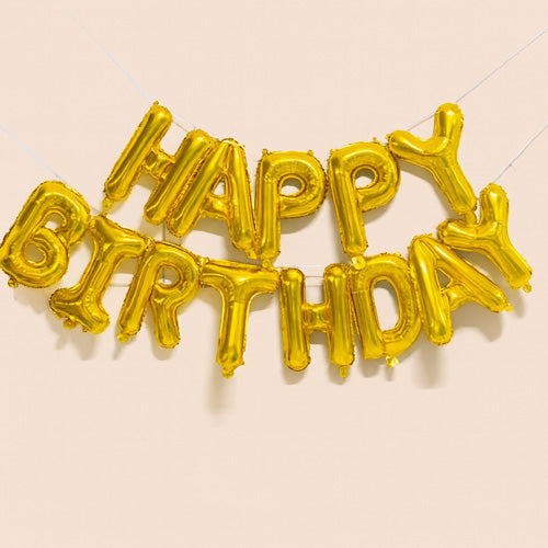 Happy Birthday Foil Balloons