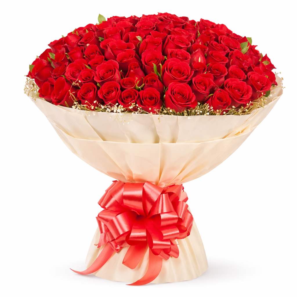 100 Red Rose Luxury Bouquet