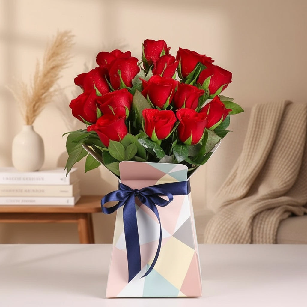 exquisite Romantic Desires in Red Roses