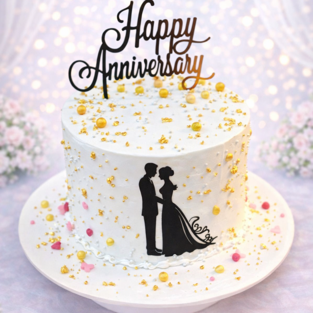 Super cute anniversary cake