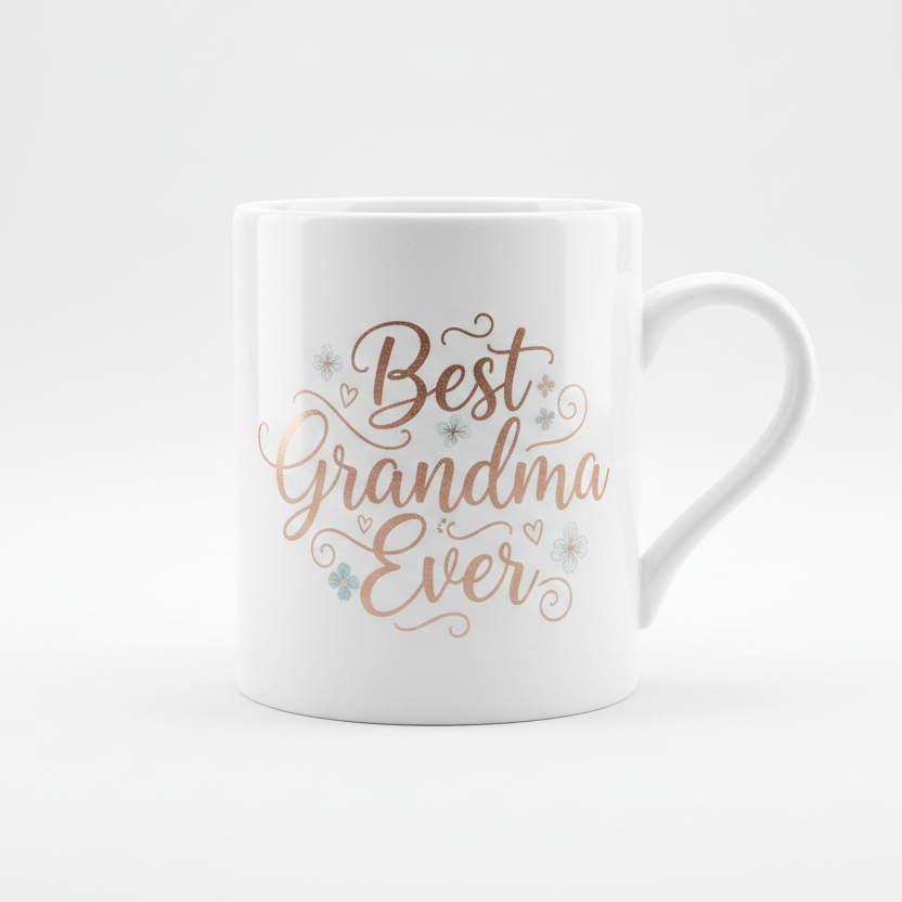 Best Grandma Ever Printed Ceramic Mug
