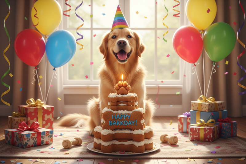 dog birthday celebration