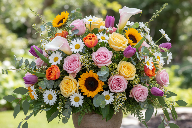 flower bouquet multi flower  